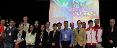 Mr. David Brown, Principal of the Macau Anglican College and the Judges