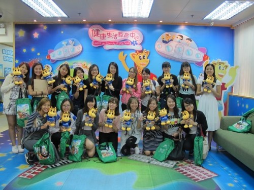Visita de aprendizagem dos estudantes da Faculdade de Educação da Universidade de Macau na área de educação pré-primária